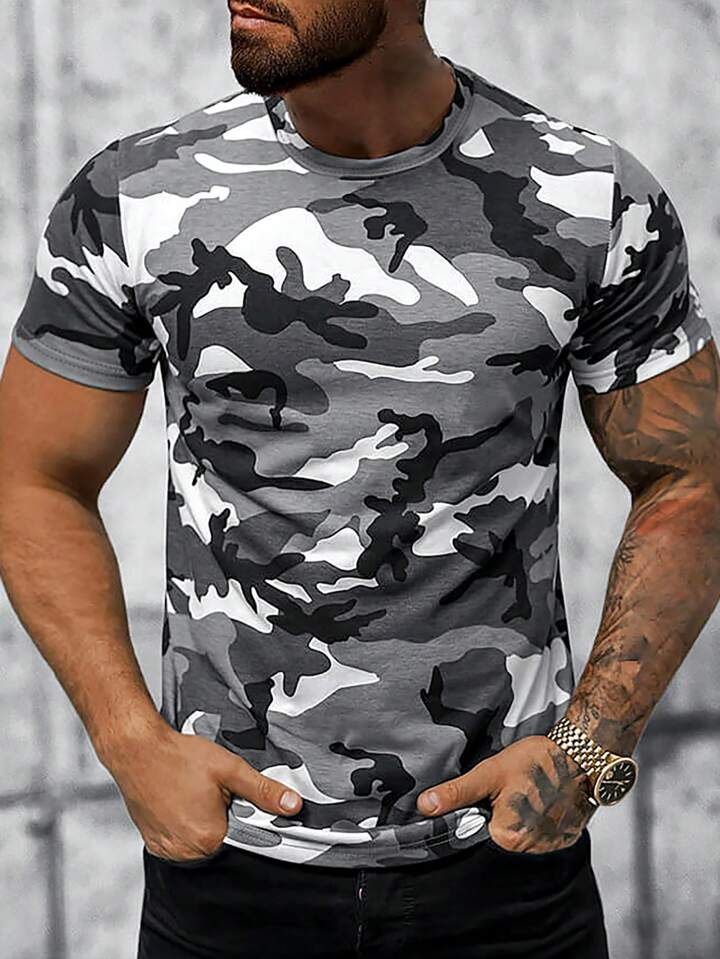 Hommes tactique Camo Camouflag - Heavy Equipment Operator Shirts avis et prix