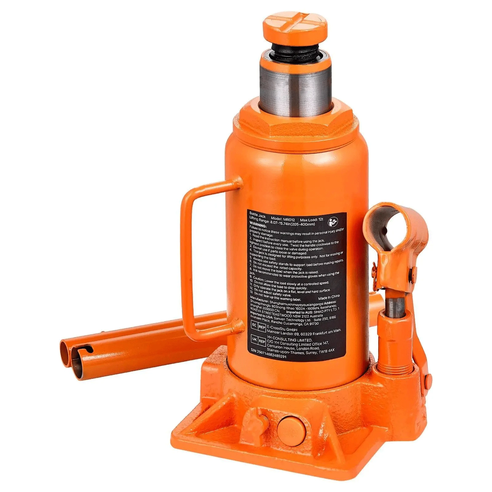 Cric hydraulique à bouteille d - Welding Heavy Equipment avis et prix